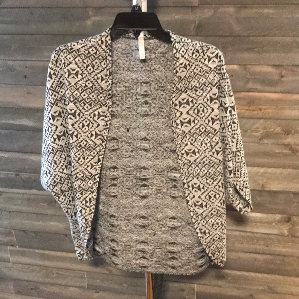 Aztec pattern cardigan